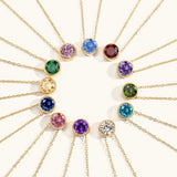 Angelina Birthstone Necklace