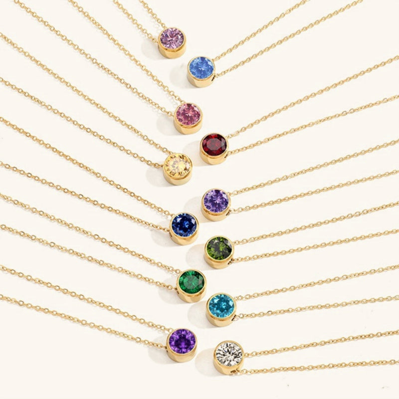 Angelina Birthstone Necklace