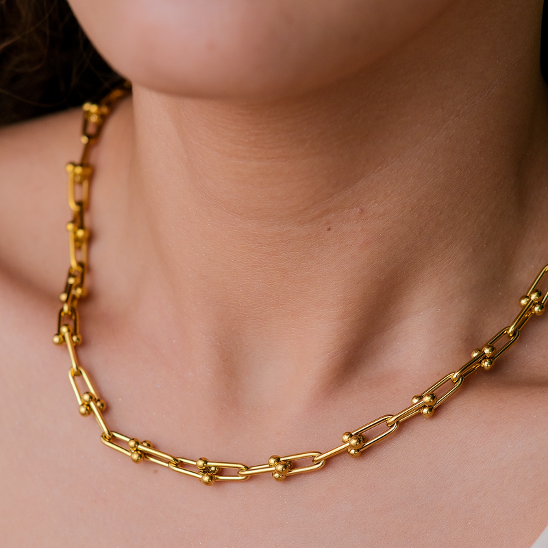 Charlotte Gold Chain Necklace