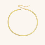 Eloise Gold Herringbone Necklace