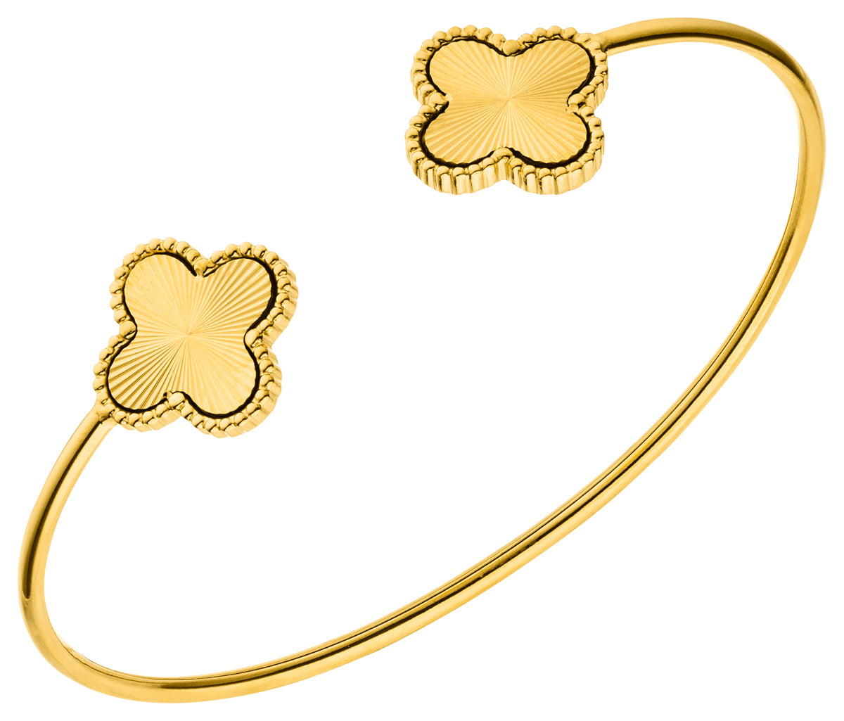 Golden Clover Bangle