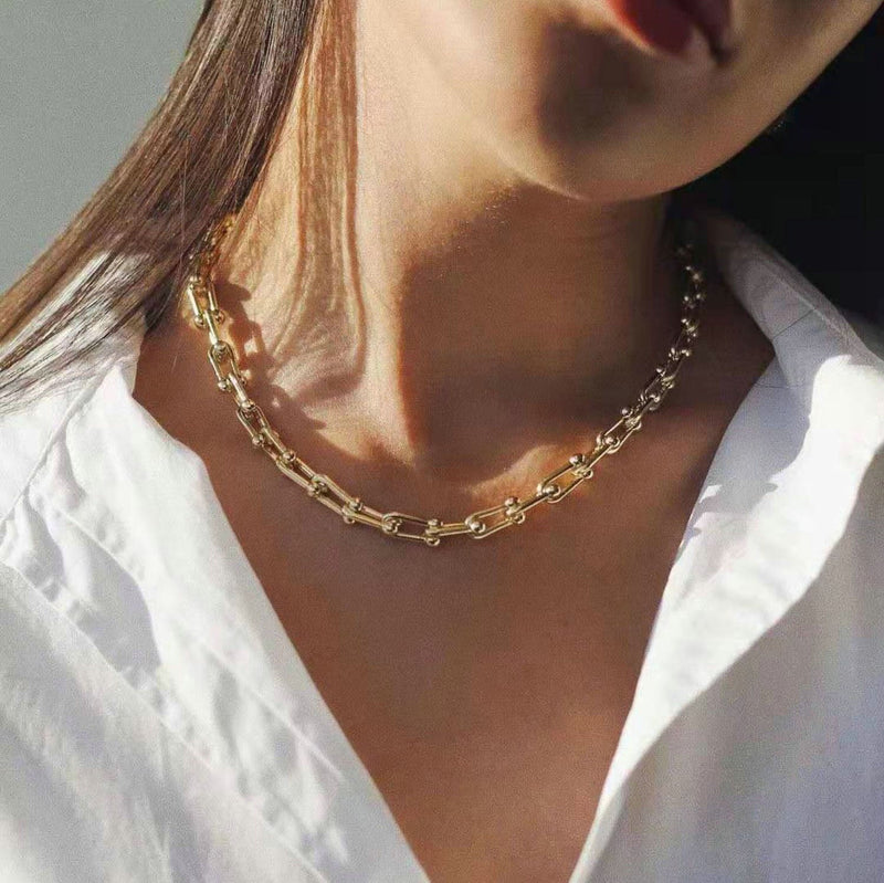 Charlotte Gold Chain Necklace